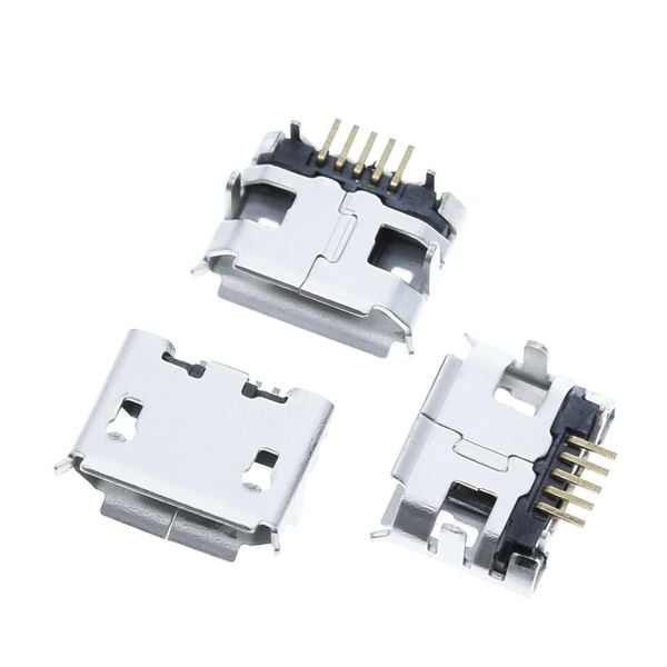 Gniazdo micro usb montażowe PCB SMD mod2 zdjęcie 1