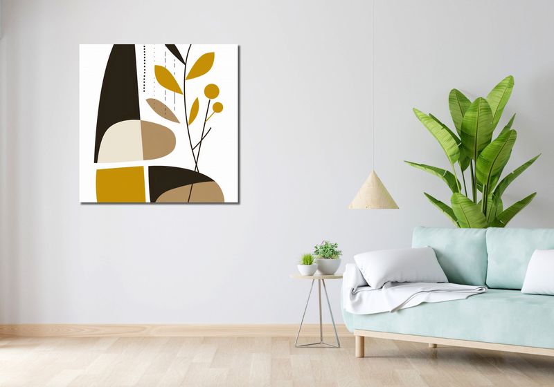 Obraz 90x90cm Geometryczna Naturaleza zdjęcie 2