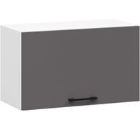 WISZĄCA SZAFKA KUCHENNA OKAPOWA OLIWIA W 60cm BIAŁA/GRAFIT SZARY