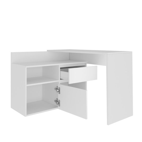 Biurko narożne MEGAN N4 białe zdjęcie 3