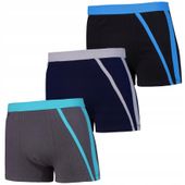 Bokserki Majtki Męskie Bawełniane Klasyczne Gładkie MORAJ Zestaw 3-PAKU 3XL