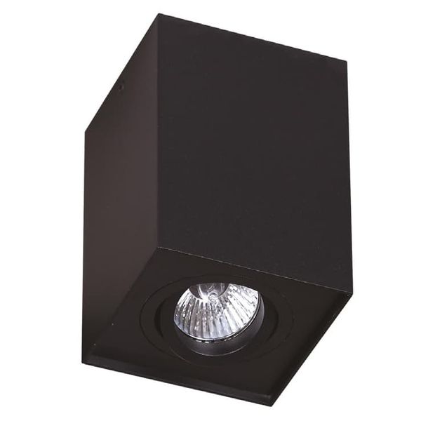 Downlight loftowy BASIC SQUARE C0071 Maxlight do salonu metalowy czarny zdjęcie 1