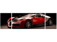 OBRAZ CZERWONE BUGATTI VEYRON