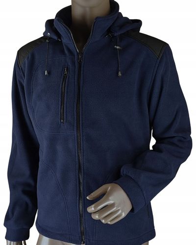 GRUBY POLAR ROBOCZY Bluza robocza POLAROWA z odpinanym KAPTUREM WZMOCNIONA na Arena.pl