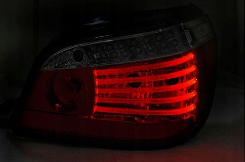 Lampy DIODOWE BMW E60 03-07 RED SMOKE LED SEQ na Arena.pl