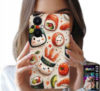 ETUI DO OPPO RENO8 LITE 5G - SŁODKIE UŚMIECHNIĘTE SUSHI OBUDOWA CASE