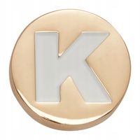 Crocs Jibbitz Przypinka Ozdoba Pin Do Butów Gold Letter K