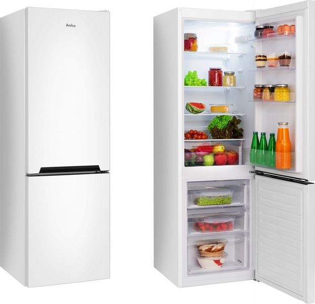 Lodówka AMICA FK2515.4UT(E) 170cm Biała E zdjęcie 10