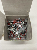 KOŁKI ROZPOROWE DuoPower 6x50mm Z WKRĘTAMI FISCHER 50szt