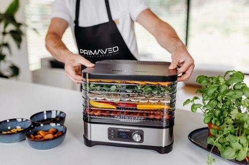 Suszarka do Grzybów Owoców Warzyw 16,8L TERMOOBIEG 450W TIMER PRIMAVEO 7SIT na Arena.pl