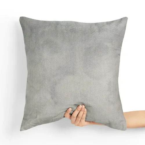 Poduszka Jednorożec - Ręcznie Wykonana z Mikrofazy i Minky Tył poduszki: - Szary na Arena.pl