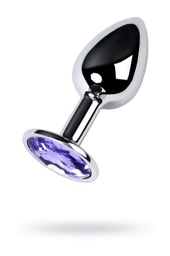 silver anal plug with gem, blue na Arena.pl
