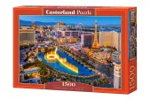 Puzzle z motywem miejskim Castorland Fantastyczne Las Vegas 1500 elementów