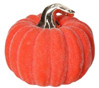 SZTUCZNA DYNIA DEKORACYJNA CERAMICZNA WELUROWA PREMIUM