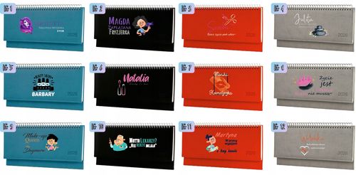 TERMINARZ STRAŻAKA personalizowany 2026 tygodniowy kalendarz biurkowy na Arena.pl