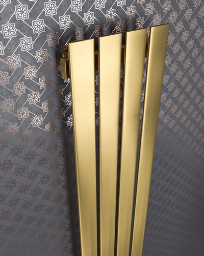 GRZEJNIK DEKORACYJNY BELLOSLIM 100x30 ZŁOTY na Arena.pl