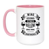 Duży Biało-Różowy 450 ml
