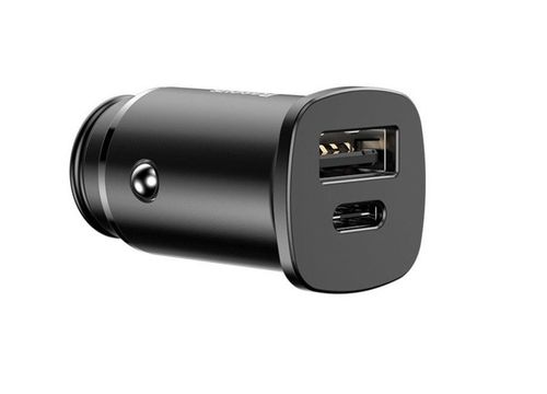 BASEUS ZASILACZ ŁADOWARKA SAMOCHODOWA 1X USB-A USB-C PD 3.0 QC 4.0 5A 30W na Arena.pl