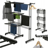 SUSZARKA na PRANIE Pionowa DUŻA Balkonowa Konighoffer Ultra 135x66x173