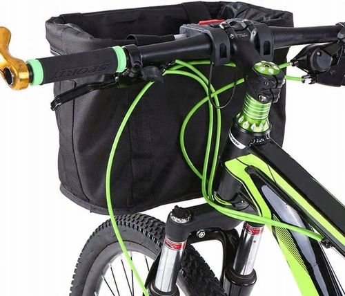 KOSZYK NA KIEROWNICĘ DO ROWERU + TORBA 10L na Arena.pl