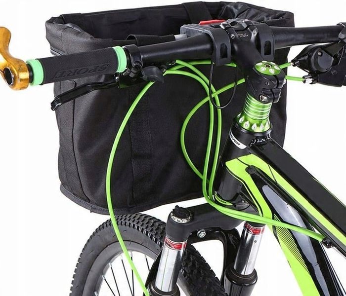 KOSZYK NA KIEROWNICĘ DO ROWERU + TORBA 10L zdjęcie 8