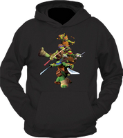 Bluza z kapturem Żółwie Ninja