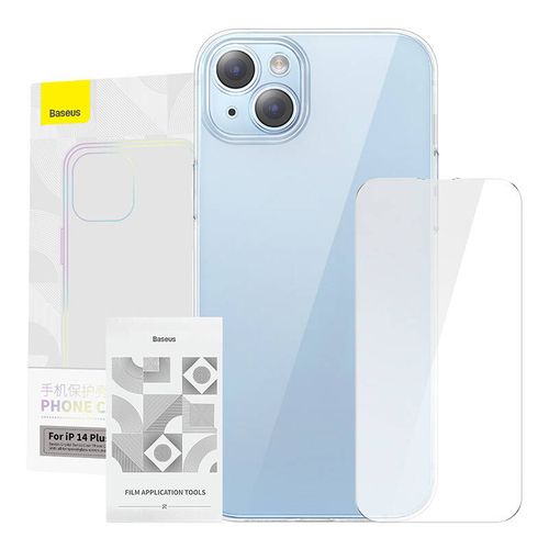 etui baseus crystal series do iphone 14 plus + szkło hartowane na Arena.pl