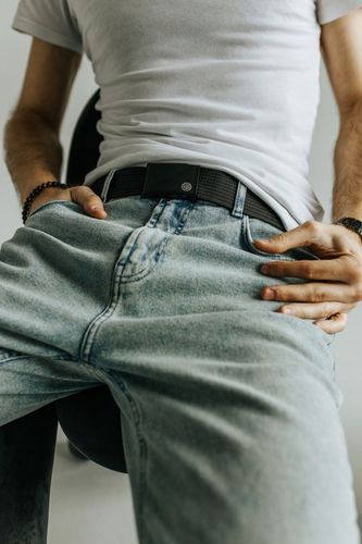 BETLEWSKI pasek męski parciany materiałowy do spodni jeansów pas na Arena.pl