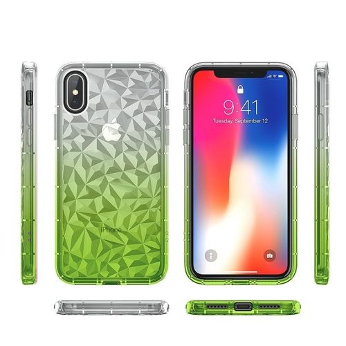 Etui Diamond Ombre Iphone X Limonkowe na Arena.pl