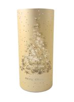 Świeca LED w tubie SUNLIGHT A7247 Merry Christmas złota