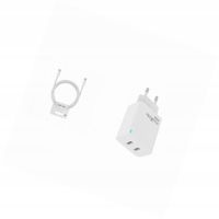 Ładowarka sieciowa GaN 45W dwa USB-C z kabelem do Samsung Galaxy S24 FE