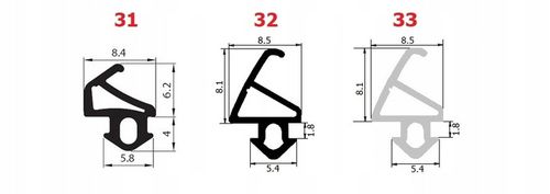 10mb S-1127 SZARA Uszczelki Okienne Uszczelka Okienna Do Okna Okien na Arena.pl