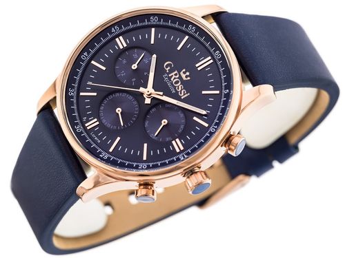 ZEGAREK G. ROSSI - E-10602A2-6F3 - EXCLUSIVE (zg278f) + BOX na Arena.pl