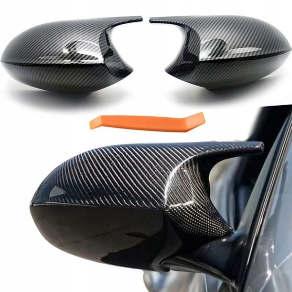 NAKŁADKI LUSTERKA BMW E90 E91 E92 E82 PRZEDLIFT CARBON BUDOWY LUSTEREK M3 zdjęcie 1