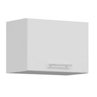 Tiffany T-6/G50O Biały połysk MDF szafka kuchenna wisząca okap, szybko