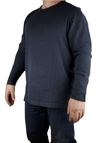 Męski Longsleeve Hugo Boss Tempest Slim 50472309 szaro-granatowy - 4XL na Arena.pl
