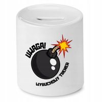 Dla Trenera Prezent Skarbonka Wybuchowy Trener Z Nadrukiem Ze Zdjęciem