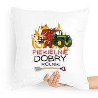 Poduszka Prezent Idealny Dla Rolnika Piekielnie Z Nadrukiem Ze Zdjęciem