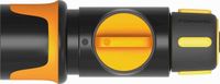 Fiskars 1027085 szybkozłącze z zaworem regulacyjnym On/Off do węża 9 mm (3/8")