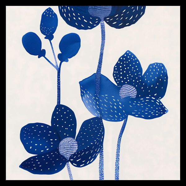 Plakat 30x30cm Nocne Kwiaty zdjęcie 2