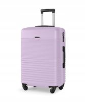 Walizka Średnia Podróżna Twarda ABS PUCCINI Fioletowa Na Kółkach ABS028B-7C