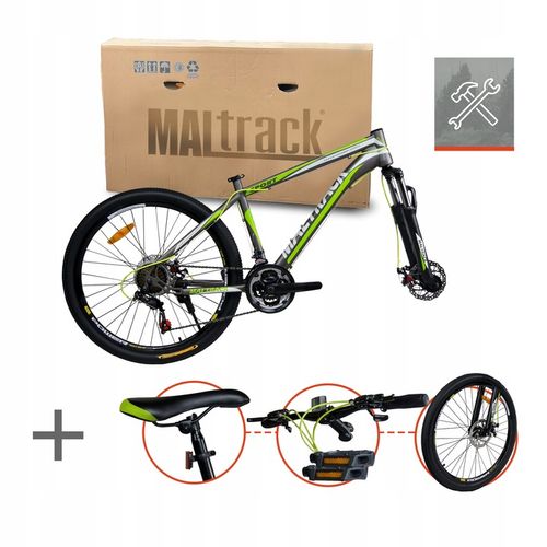 ROWER GÓRSKI MTB 26 SHIMANO 21 BIEGÓW SHIMANO 2xTarcze RAMA 18" KOŁA 26" na Arena.pl