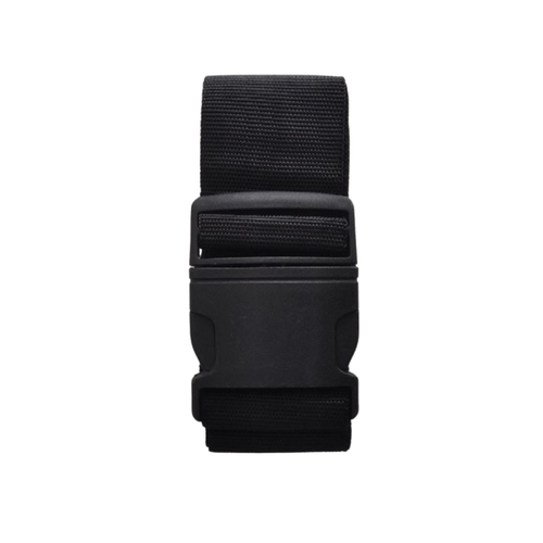 PAS DO WALIZKI ZABEZPIECZAJĄCY SPINAJĄCY BAGAŻ PODRÓŻNY POJEDYNCZY CZARNY na Arena.pl