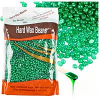 wosk do depilacji twardy granulki dropsy zielony nogi twarz bikini 100gram