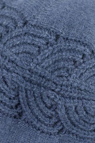 Elegancki beret damski Flossy Tones - ciepły i miły w dotyku Granatowy na Arena.pl