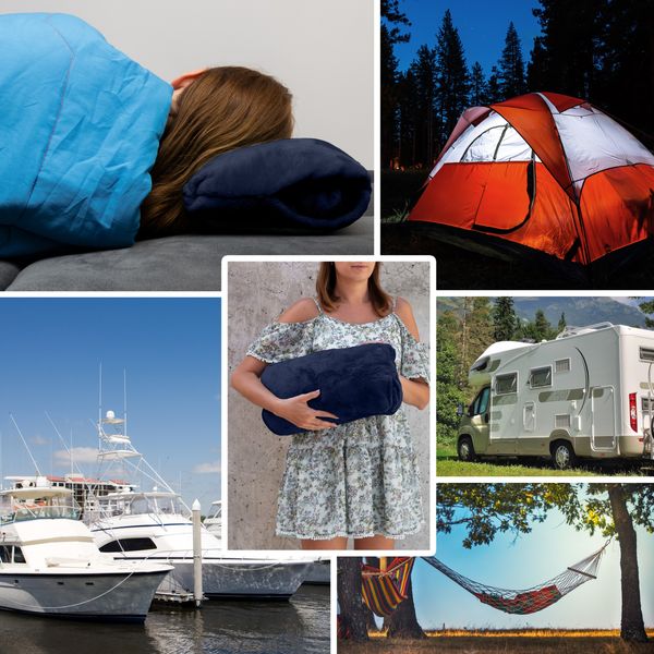 Bluzair - Bluza koc - Granatowy zdjęcie 5