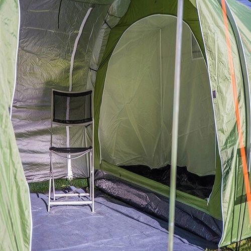 DUŻY NAMIOT 4 OSOBOWY TURYSTYCZNY KEMPINGOWY 2 SYPIALNIE RODZINNY zdjęcie 6