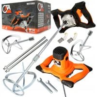 MIESZADŁO DO KLEJU BETONU ELEKTRYCZNE 2600W + 2x MIESZALNIKI PRZEDŁUŻKI