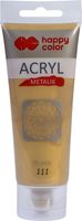 FARBA AKRYLOWA 75ML CZYSTE ZŁOTO METALIK 111 HAPPY COLOR
