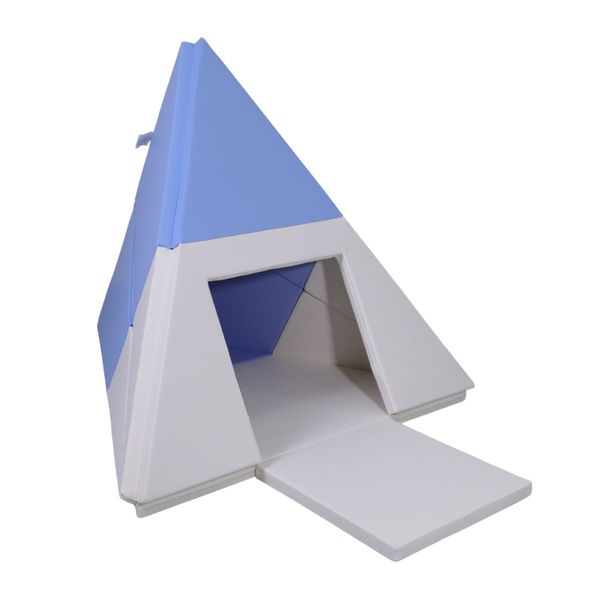 namiot tipi 3w1 - biało-błękitny zdjęcie 1